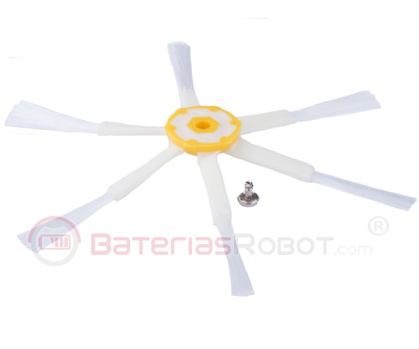 Spazzola laterale di Roomba 6 lame per serie 500 600 e 700 (iRobot compatibile)