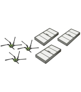 Kitt de 3 Cepillos laterales, 3 Filtros HEPA