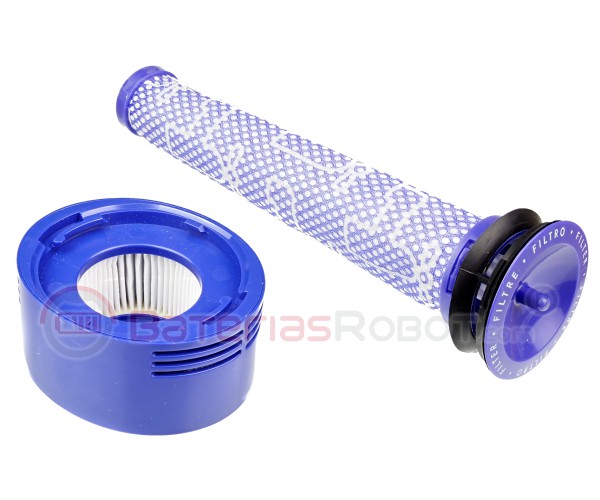 Kit de filtro pós-motor e pré-motor para dyson V7, V8 vácuo sem fio