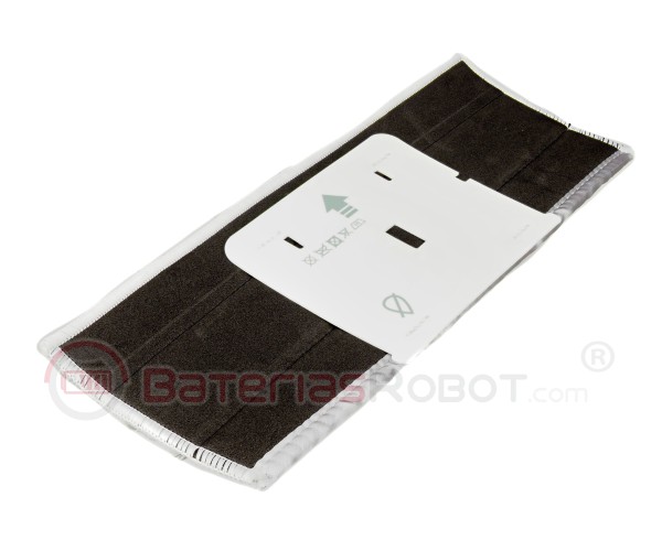 Kit 3X Mopa lavable Braava Jet m6 - Limpieza en seco. Color Blanco (Compatible iRobot)