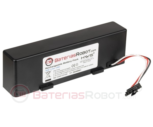 Batteria CONGA 3290, 3390, 3490, 3590, 3690, 3790, 3890 (compatibile con l'aspirapolvere robot COCOTEC)