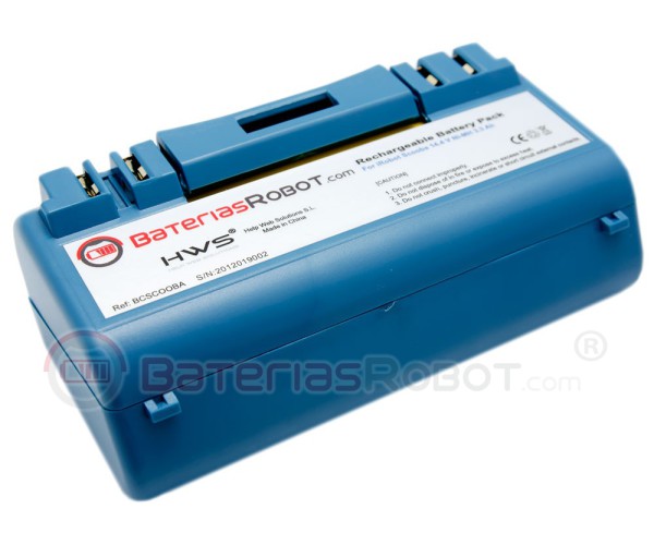 Scooba battery 30€ + VAT (Compatible iRobot)