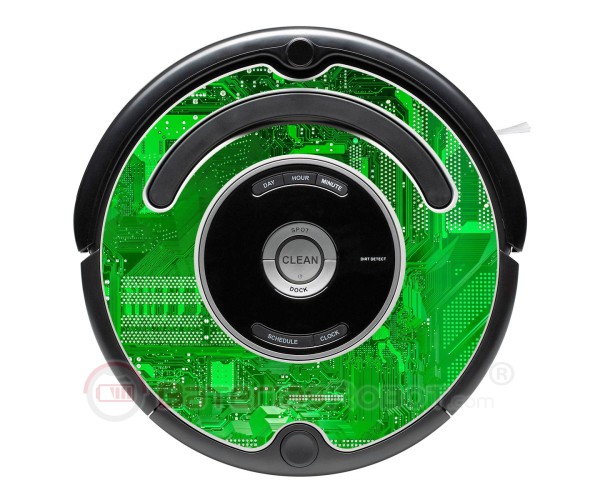 Electro. Autocollant décoratif pour Roomba