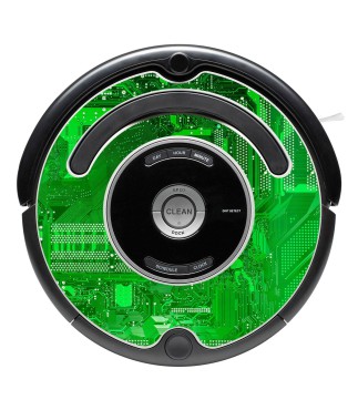 Electro. Decorative sticker for Roomba