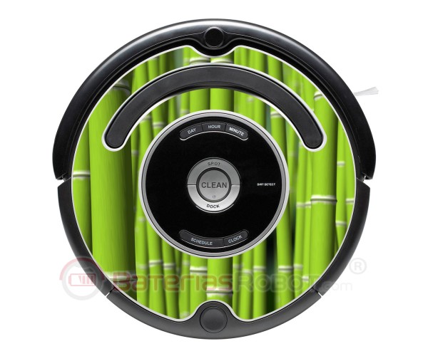 Bamboo. Decorative vinyl for Roomba - Serie 500 600