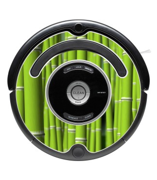 Bambou. Vinyle décoratif pour Roomba - Série 500 600