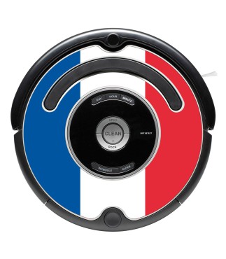 Bandeira da França. Adesivo para Roomba