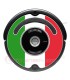 Bandera de Italia. Pegatina para Roomba.