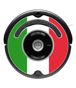 Flag of Italy. Sticker for Roomba