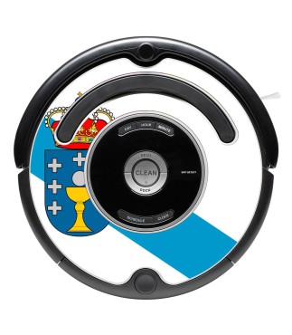 Bandeira da Galiza. Adesivo para Roomba