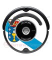 Bandera de Galicia. Pegatina para Roomba - Serie 500 600