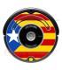 Bandera Catalana Estelada. Pegatina para Roomba.