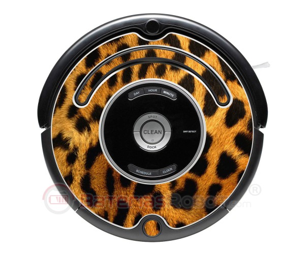 Leopardo. Vinilo decorativo para Roomba - Serie 500 600