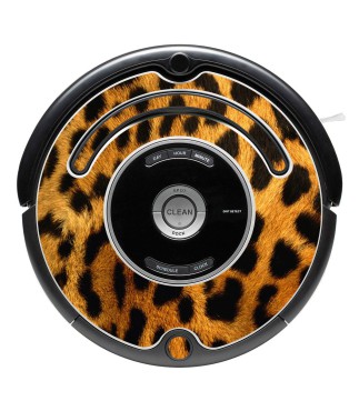 Leopard. Dekorative Vinyl für Roomba - Serie 500 600