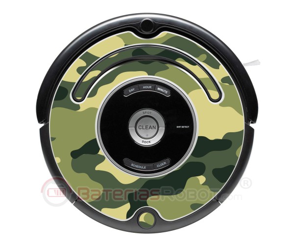 Camuflaje 1 Pegatina vinilo para Roomba