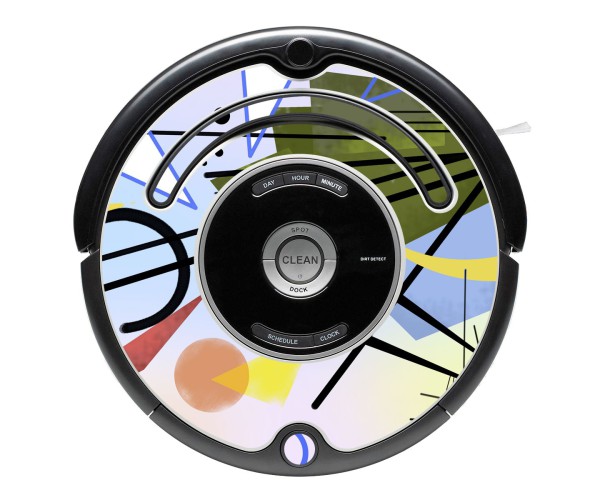 3 astratta di Kandinsky. Vinile decorativo per Roomba serie 500 e 600