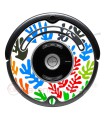 POP-ART Matisse Flowers. Vinyl for Roomba iRobot - Series 500 600