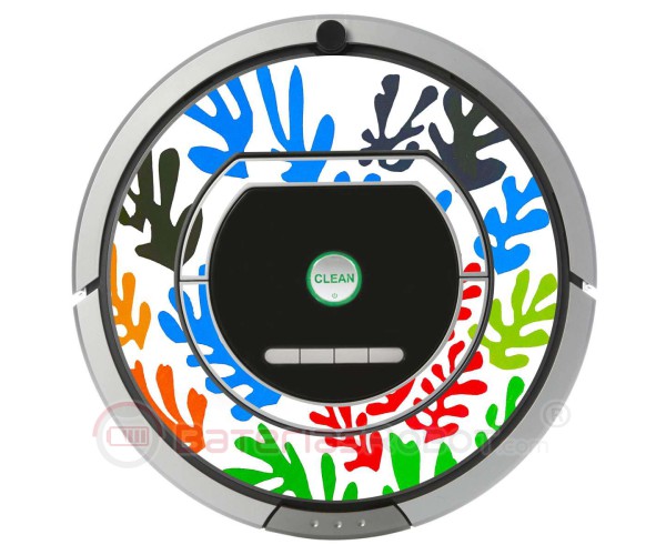 Fiore POP-ART di Matisse. Vinile per iRobot Roomba - Serie 700