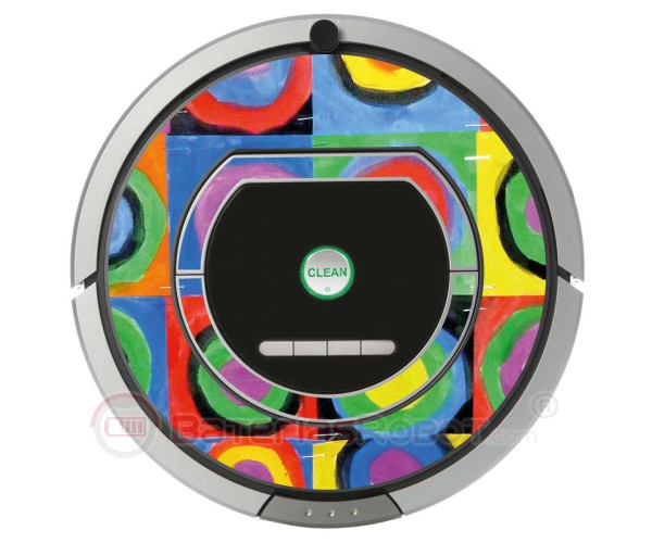 Kandinsky Abstract 2. Vinyl for Roomba iRobot - Serie 700