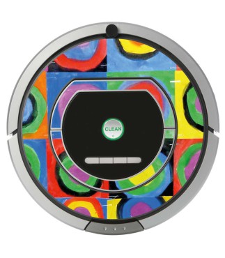 Kandinsky Abstrait 2. Vinyle pour Roomba iRobot - Série 700