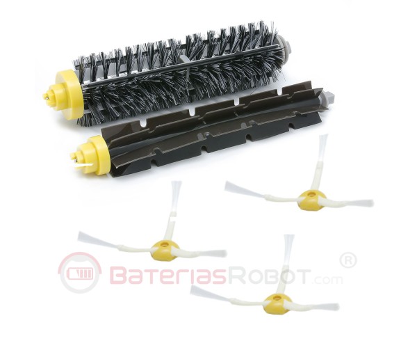 Pack de brosses pour Roomba 600 et 700