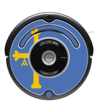 Bandera de Asturias. Pegatina para Roomba - Serie 500 600