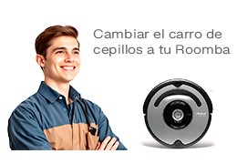 Sustituir el carro de cepillos de tu Roomba