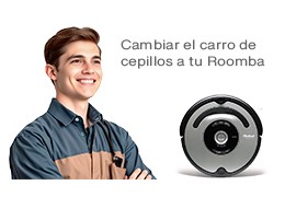 Sustituir el carro de cepillos de tu Roomba